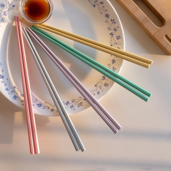 Personalized Pastel Chopsticks - COD Not Applicable-Yellow