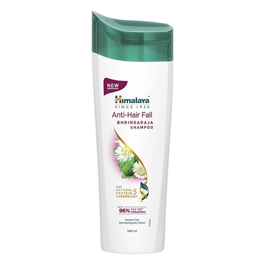 Himalaya Anti-Hair Fall Shampoo With Bhringaraja, For All Hair Types, 340 Ml