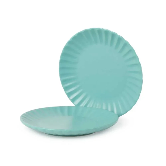 Ceramic Scallop Ceramic Side Plate | Set of 2 Pista