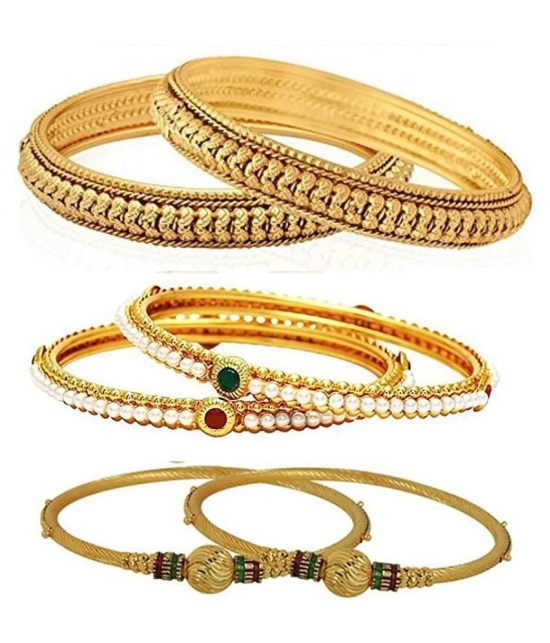 YouBella Fashion Jewellery Stylish Bangles Combo for Girls and Women - None