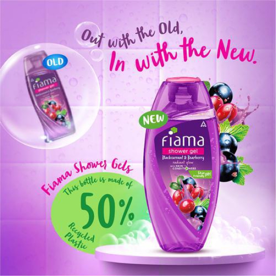 Fiama Shower Gel - Blackcurrant & Bearberry, 250 ml