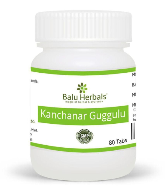 BALU HERBALS AYURVEDA Kanchanar Guggulu 80T Tablet 70 gm Pack Of 1