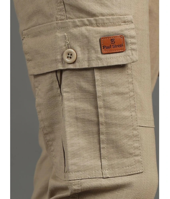 Paul Street Slim Flat Mens Cargos - Cream ( Pack of 1 ) - None