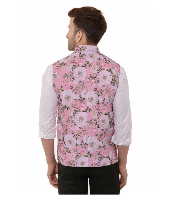 Hangup Multi Cotton Blend Nehru Jacket - None