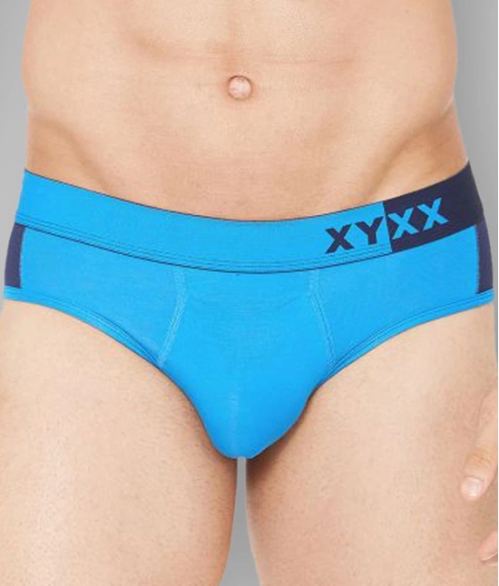 XYXX Pack of 3 Modal Mens Briefs ( Multicolor ) - S