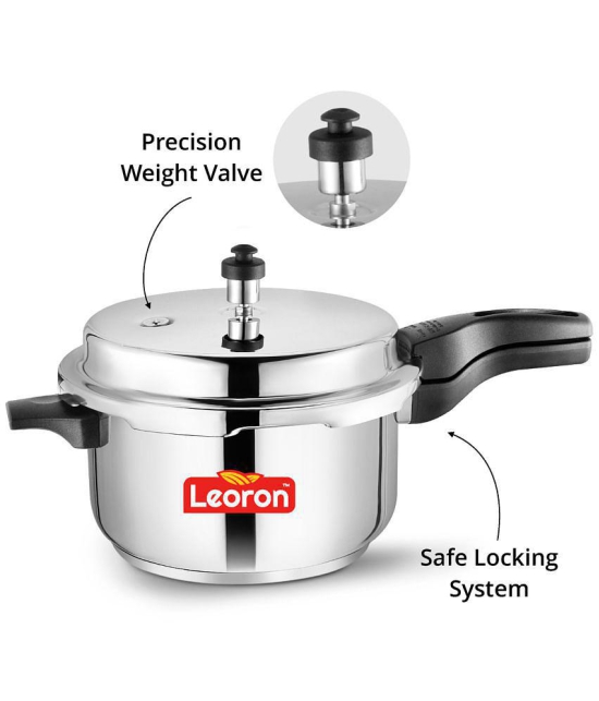 Srushti Gold is now Leoron 5 L Stainless Steel OuterLid Pressure Cooker With Induction Base