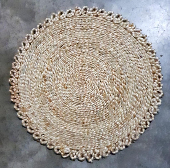 Jute Mat Dining Table