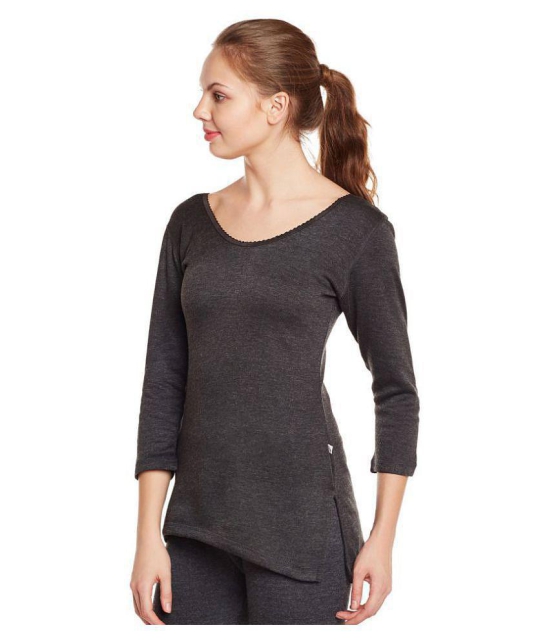 Trendygal Cotton Blend Topwear - Black - None