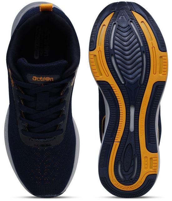 Action Sports Running Shoes Navy Mens Sports Running Shoes - None