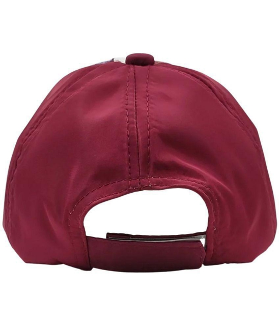 Zacharias Unisex Kids Cotton & Polyester Baby Cap kc-20 (Maroon_9-24 Months) (Pack of 1) - None