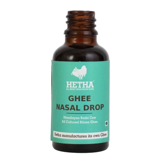 Ghee Nasal Drop (Size - 30ml) by HETHA ORGANICS LLP