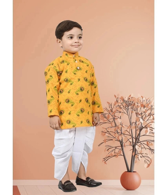 Arshia Fashions Yellow Cotton Blend Boys ( Pack of 1 ) - None