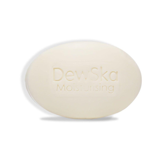 DEWSKA MOISTURISING BATHING BAR: NATURAL SOAP RICH IN VITAMIN E, SHEA BUTTER, ALMOND OIL, AND OLIVE EXTRACTS, PROMOTES HYDRATION, NOURISHMENT