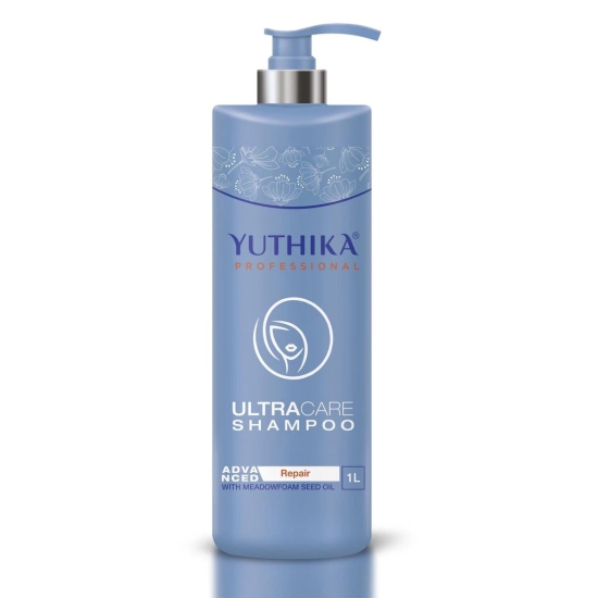 Yuthika Professional Ultra Care Shampoo for Damaged Hair 1000ml, Advanced Hair Repair Shampoo, Professional Shampoo for Manageable and Healthy Hair