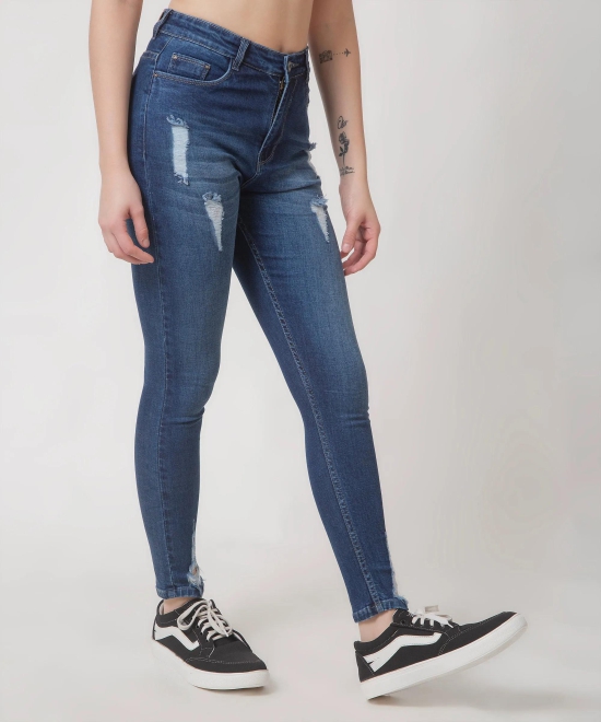 Women Classic Blue Denim Jeans-24