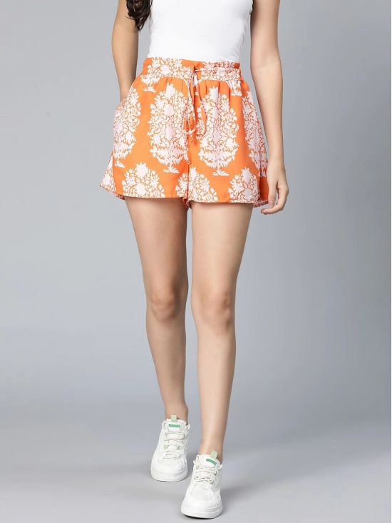 Oxolloxo Women Floral Printed Shorts