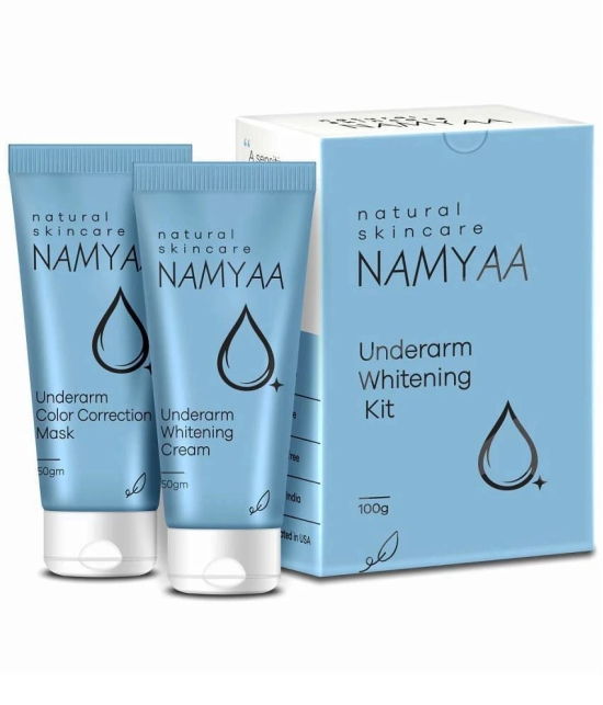 Namyaa Underarm Whitening Cream for Dark Underarm/Uneven Tone With Vitamin C and Charcoal Extracts 100g, Pack of 2