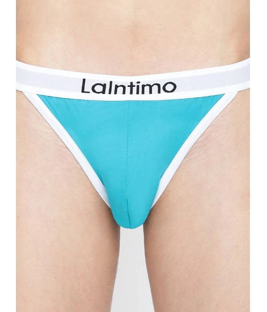 La Intimo Pack of 3 Cotton Mens Bikini ( Multicolor ) - None