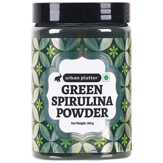 Urban Platter Pure Spirulina Powder, 300g [All-natural and Mineral-rich Detoxifying Supplement]