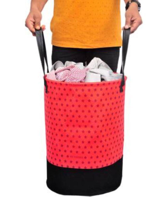 SH. NASIMA Set Of 3 Laundry Bag Star Printed 45 L Nylon