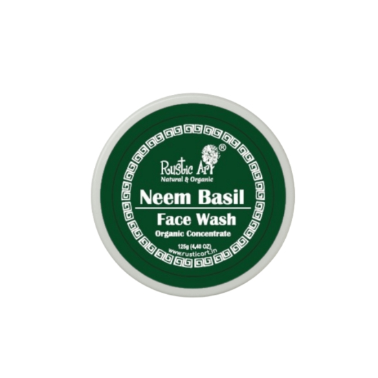 Neem Basil Face Wash Organic Concentrate (125gm)