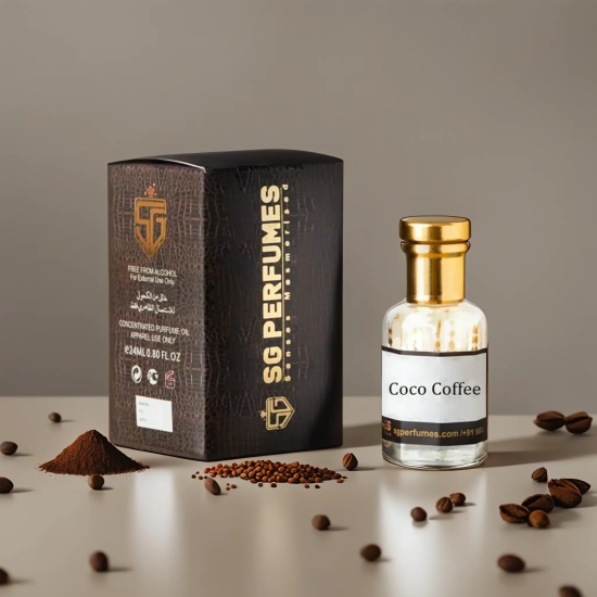 Coco Coffee Platinum Attar - SG Perfumes | 12ml & 24ml-24ML