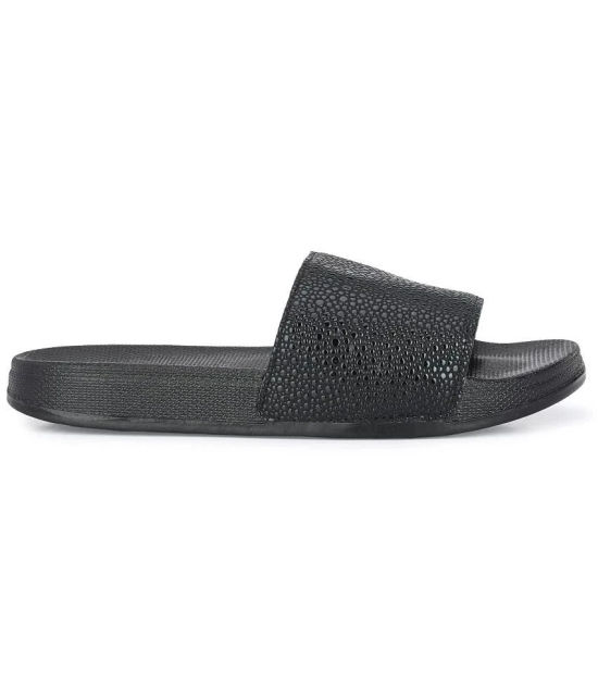 YUUKI - Black Womens Slide Flip Flop - None