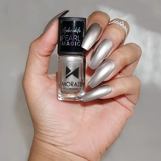 Aphrodite Pearl magic Nail paints - 8.5ml-Cuddle Under Coat