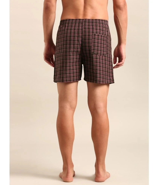 Joven Multicolor BOXER SHORTS Cotton Mens Boxer- ( Pack of 2 ) - None