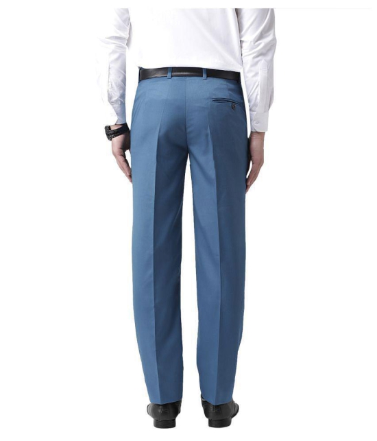 Hangup Blue Regular -Fit Trousers - None