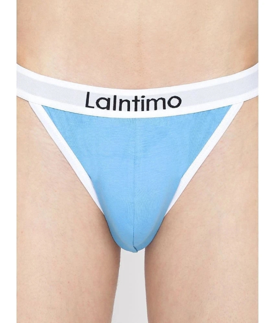 La Intimo Multicolor Cotton Mens Briefs ( Pack of 3 ) - None