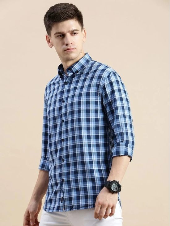 Showoff Cotton Blend Regular Fit Checks Full Sleeves Mens Casual Shirt - Multi ( Pack of 1 ) - None