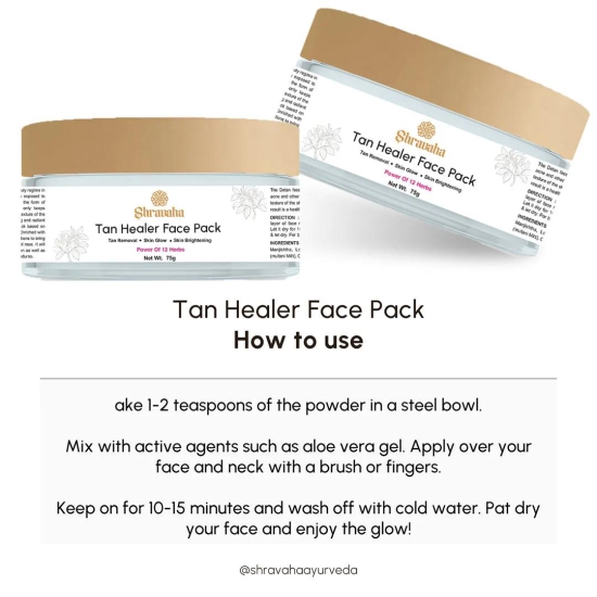 Tan Healer Face Pack-75GM