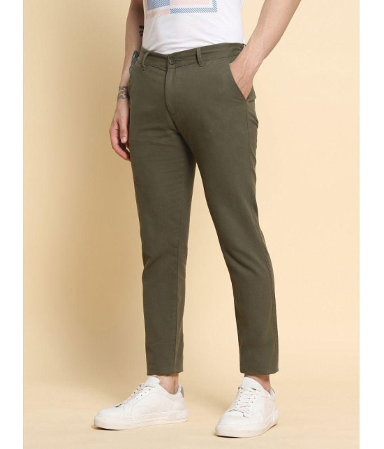 Dennis Lingo Olive Slim Chinos ( Pack of 1 ) - None