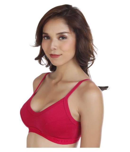 Softskin Poly Cotton Everyday Bra - Multi Color - 34B