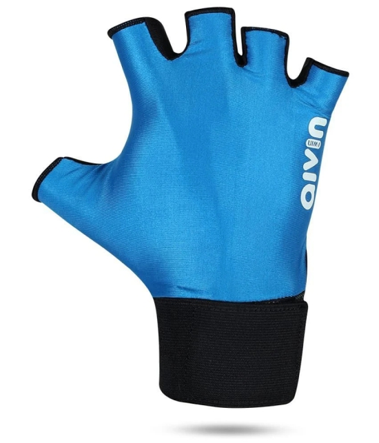 Aivin Spectre Unisex PVC Foam Gym Gloves With Half-Finger Length - L