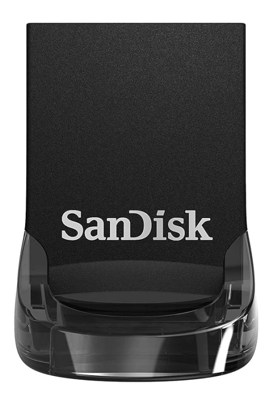 SanDisk Ultra Fit USB 3.1 256GB - Small Form Factor Plug & Stay Hi-Speed USB Drive 5 Year Warranty, Black