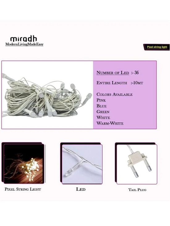 MIRADH Blue 10 Mtr String Light ( Pack of 1 ) - Blue