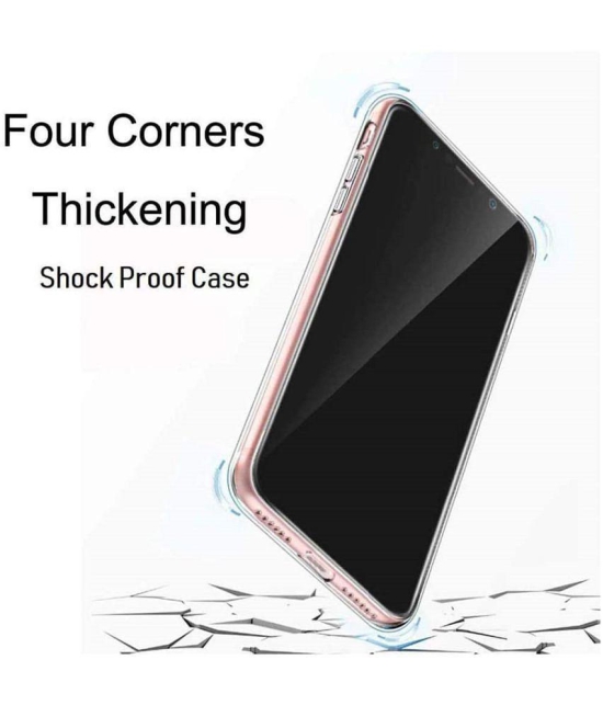 Case Vault Covers - Transparent Silicon Silicon Soft cases Compatible For Realme X7 ( Pack of 1 ) - Transparent