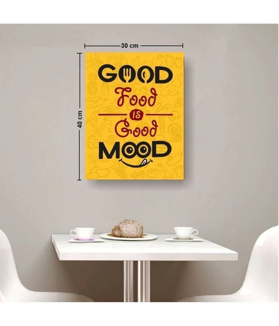 Asmi Collection Good Food is Good Mood Self Adhesive Wall Sticker ( 40 x 30 cms )