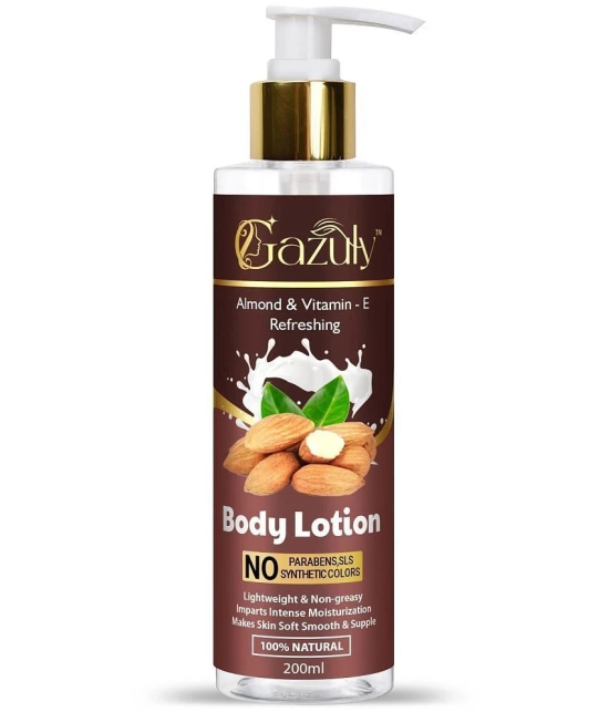 GAZULY Vitamin E And Almond Body Lotion For Skin Moisturization, 200 ml (Pack Of 1)