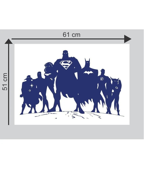 Decor Villa Super hero team Super Hero Super Hero PVC Sticker