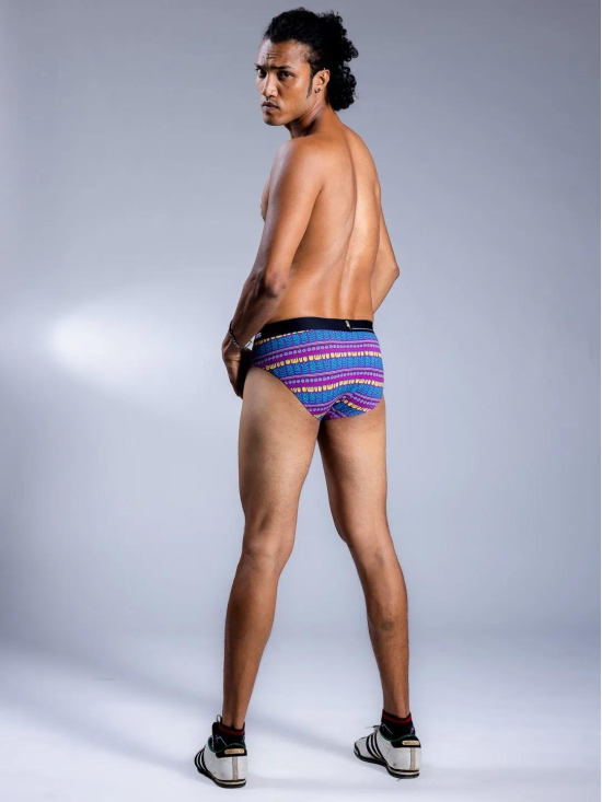 Men's Briefs - Botswana Blues-L