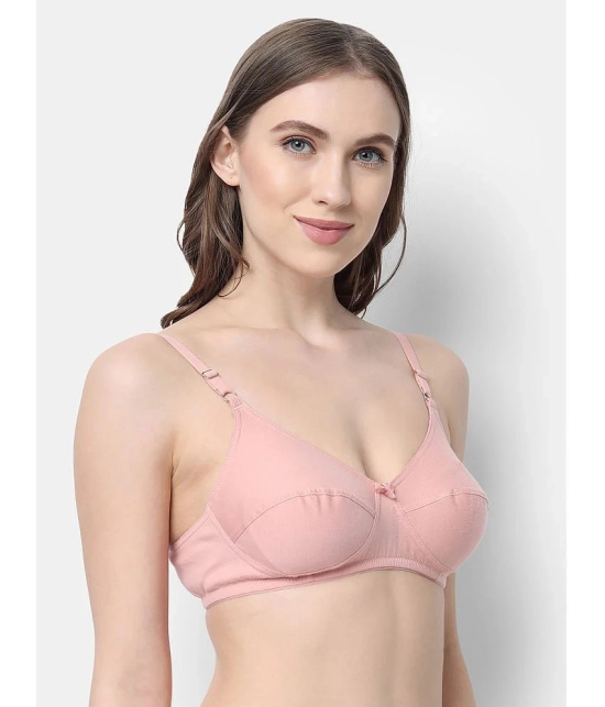 VStar - Pink Cotton Non Padded Womens Everyday Bra ( Pack of 1 ) - None