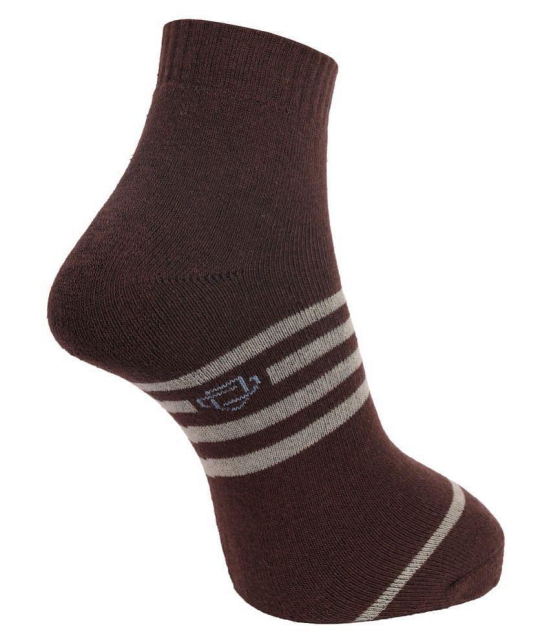 Dollar - Cotton Men's Striped Multicolor Ankle Length Socks ( Pack of 5 ) - Multicolor