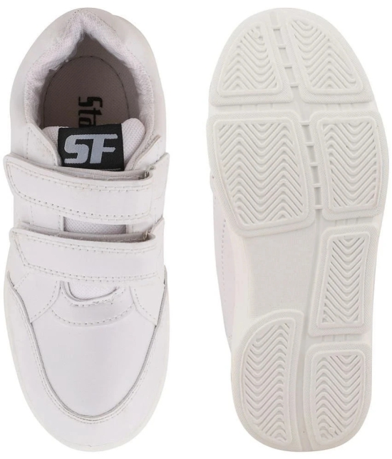 Stanfield - White Boys School Shoes ( 1 Pair ) - None