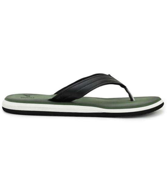 Secritas - Green Men's Thong Flip Flop - None