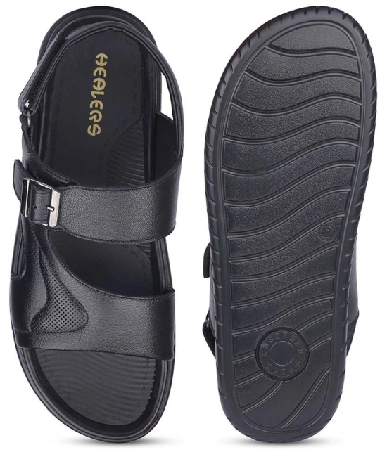 Liberty - Black Mens Sandals - None