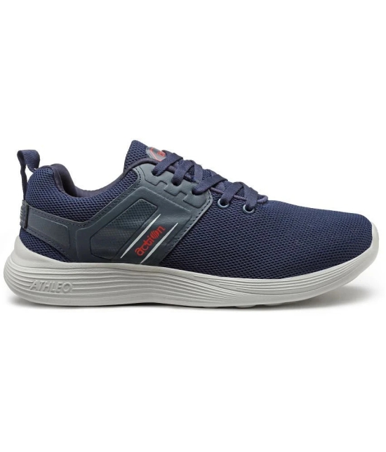 Action Action Running Shoes Navy Mens Sports Running Shoes - None