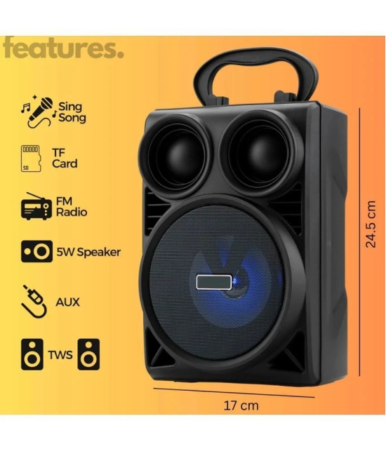 Neo N556 KARAOKE MIC 20 W Bluetooth Speaker Bluetooth V 5.2 with USB Playback Time 4 hrs Black - Black